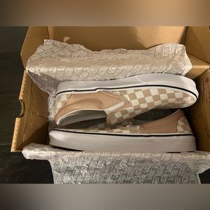 Vans Classic Slip-On Checkerboard Shoe